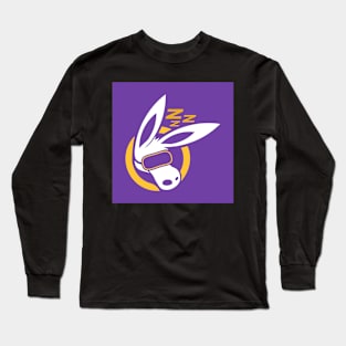 MOULE Head Logo With Sleep Mask Purple Long Sleeve T-Shirt